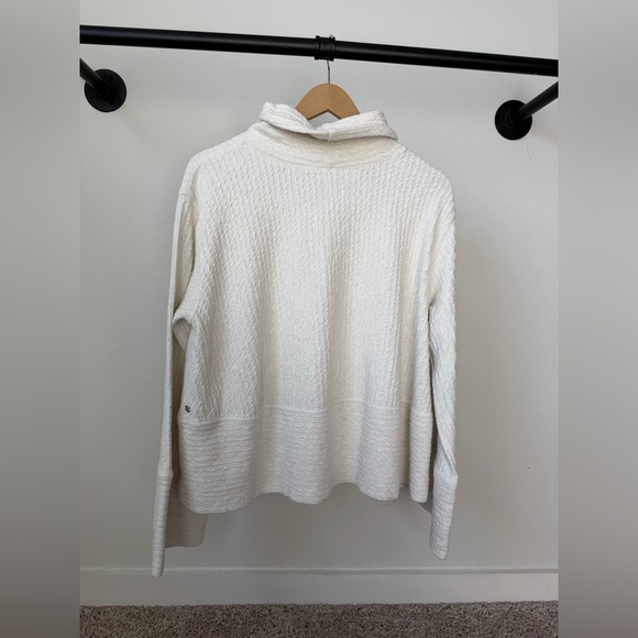 Lululemon Women's Retreat Yourself Ivory Cowl Neck Pullover - Picture 5 of 8